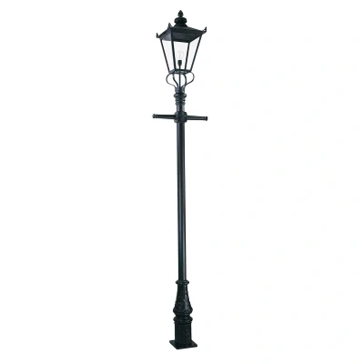 Afbeelding van Elstead Lantaarnpaal Wilmslow zwart 1 lamp hoogte 330 cm