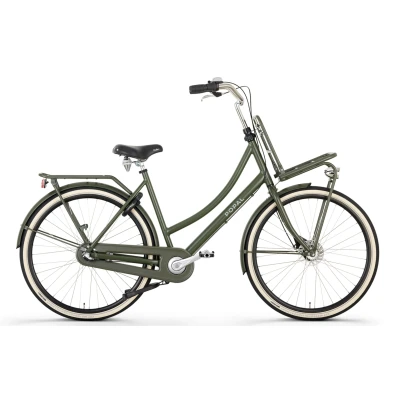Afbeelding van Popal Transsportfiets daily dutch prestige n3 rn 53 cm Leger groen 28 inch