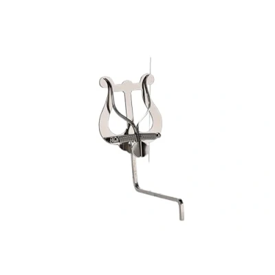 Afbeelding van Gewa 730535 marshnotehouder saxofoon medium lyra, 2 drukknoppen, vernikkeld