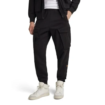 Afbeelding van G Star Rovic Cargobroek, Heren, Maat: Large, Dk black