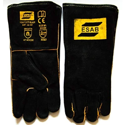 Afbeelding van Lashandschoen van zwart kruis, ESAB Heavy Duty Black (046722007)