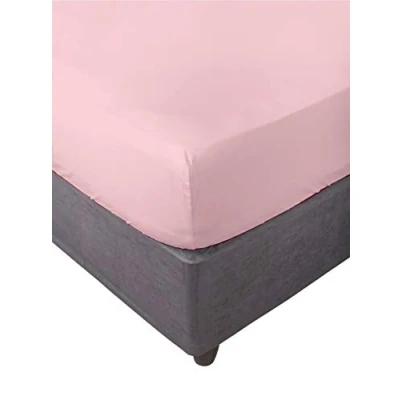 Afbeelding van Miracle Home. Hoeslaken 100% geborstelde microvezel, elastisch, anti pilling. 135X200. Bed 135. Roze