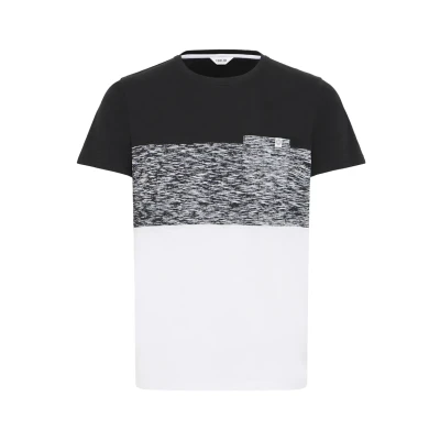 Afbeelding van Solid Sdsinor Tshirt print, Heren, Maat: Large, Black