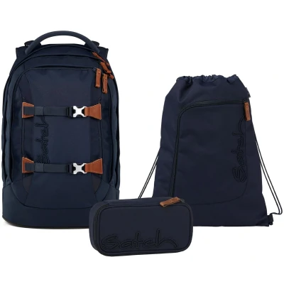 Afbeelding van Satch schoolrugzakset PACK Nordic Blue 3 delig, collectie 2025