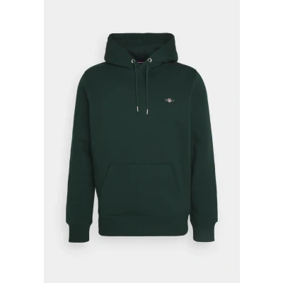 Afbeelding van GANT Shield Hoodie Hoodie, Heren, Maat: 4XL, Tartan green