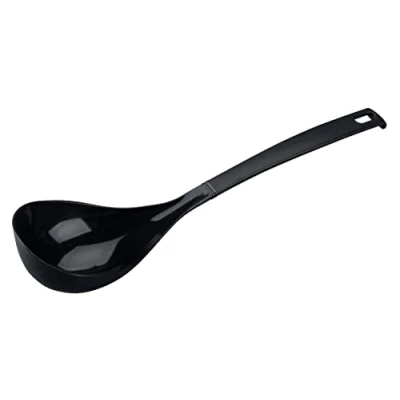 Afbeelding van Fackelmann zwart nylon, soep zwart, steelpan 32 cm, anti aanbaklaag, 1 stuk, nylon
