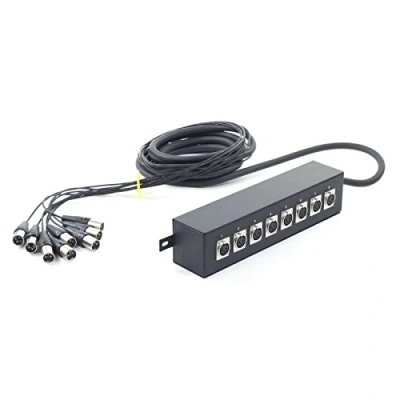 Afbeelding van MUSIC STORE Multicore 8xXLR, 5m, Stagebox Meeraderige kabels