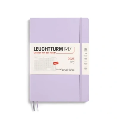 Afbeelding van LEUCHTTURM1917 370707 maandplanner &amp; notitieboek Composition (B5) 2025, 16 maanden, softcover, lila, Engels