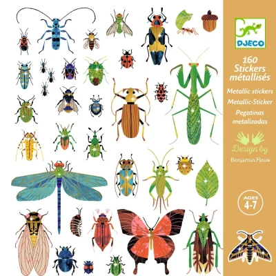 Afbeelding van Djeco stickers insecten 160st