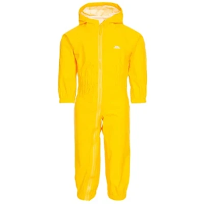 Afbeelding van Trespass Kinderbutton waterdicht regenpak met capuchon, sunshine, 18 24 maanden EU