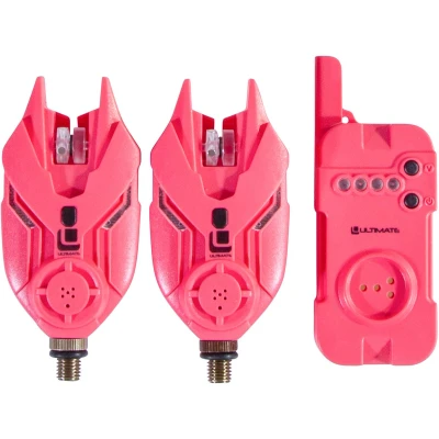 Afbeelding van Ultimate E Tension Pink Bite Alarm Set 2+1 Beetmelders
