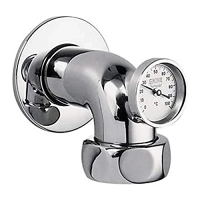 Afbeelding van Grohe afvoerbocht 2&quot; wartel x 1.1/2&quot; bu.dr. m/rozet/manometer