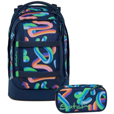 Afbeelding van Satch schoolrugzakset PACK Crazy Twist 2 delig, vanaf groep 5