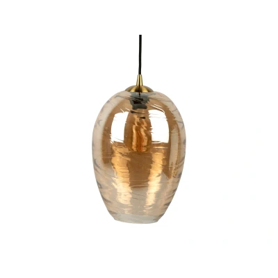 Afbeelding van Leitmotiv Hanglamp Glamour Cone Amberbruin