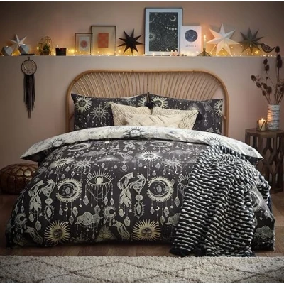 Afbeelding van furn Constellation dekbedovertrekset, polykatoen, veelkleurig, tweepersoons