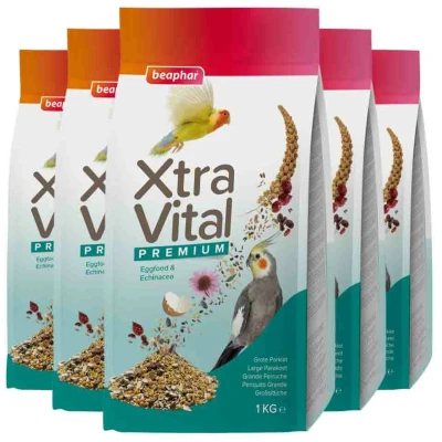 Afbeelding van 5x Beaphar XtraVital Grote Parkiet 1 kg