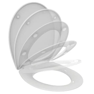Afbeelding van Ideal Standard Eurovit zitting met softclose deksel wit