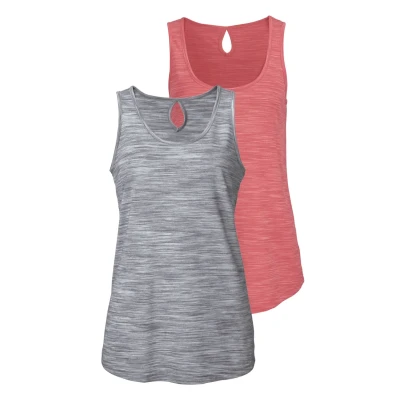Afbeelding van Beachtime Tanktop Met structuureffect in een gemakkelijk te onderhouden kwaliteit (Set van 2)