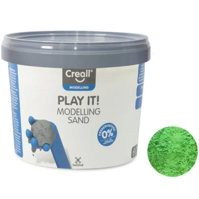 Afbeelding van Creall modelleer zand 750 gr groen