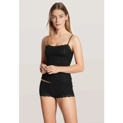 Afbeelding van Calida Etude Toujours Low Cut Panty Zwart katoen Small Dames
