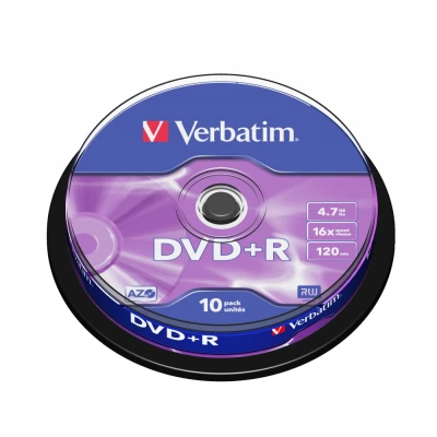 Afbeelding van Verbatim DVD recordable DVD+R, spindel van 10 stuks