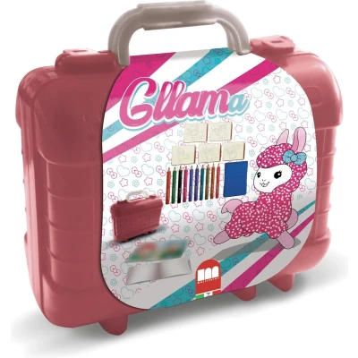 Afbeelding van Multiprint Kleur En Stempelkoffer Gllama 81 delig