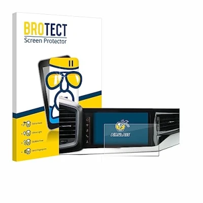 Afbeelding van BROTECT Screenprotector voor Audi A1 Sportback 2019 MMI Navigation Plus 10.1&quot; Folie Beschermfolie Beschermglas transparant