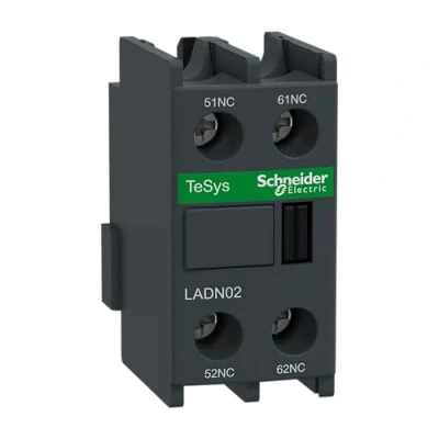 Afbeelding van Schneider SCHN Hulpschakelaar LADN02 2 OE hulpschakelaarblok, 2Ö, schroefaansluiting
