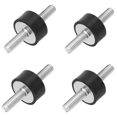 Afbeelding van 4 stuks stille blok M6 man, rubberen houders M6, anti vibratie, silentblok, auto boot blikjes met dempingselementen voor trillingen en geluidscontrole (VV20 x 10 18)