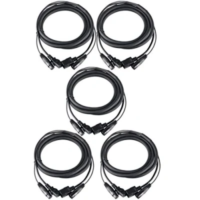 Afbeelding van 5x set Pronomic Stage IECD 2,5 DMX hybride kabels C/DMX 2,5m