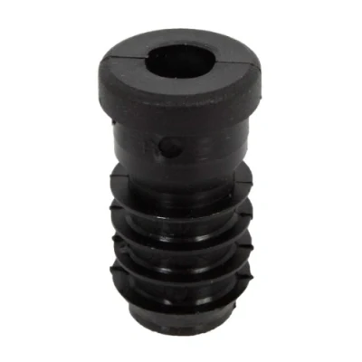 Afbeelding van Alberts 859107 Schroefdraaddop voor de afsluiting van ronde buizen kunststof, zwart diameter 20 mm schroefdraad M8 set 4