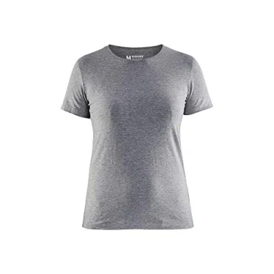 Afbeelding van Blaklader 330410599000L dames T shirt, grijs melange, maat L