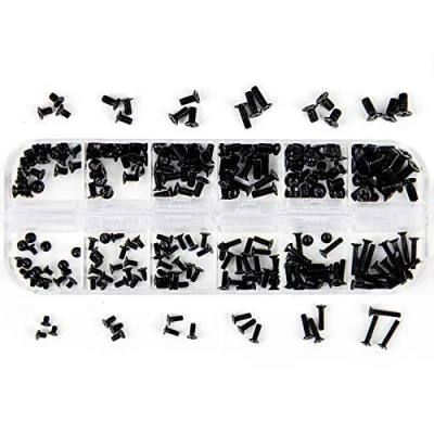 Afbeelding van Akuoly Computerschroeven M2 M3 M2.5 PC Schroeven Set voor Universal Laptop Computer Reparatie, 240 stuks, Zwarte