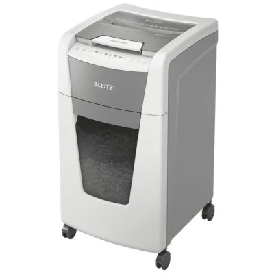Afbeelding van Leitz IQ Autofeed Office 300 Papierversnipperaar vellen Micro cut 2 x 15 mm P 5 60 l Ook geschikt voor Paperclips, Nietjes, Creditcards