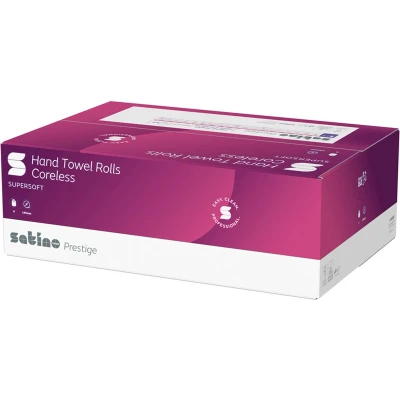 Afbeelding van Satino Prestige Midi Poetsrol Coreless 1 laags (270 Meter)