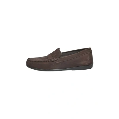 Afbeelding van Geox Mocassins, Heren, Maat: 42, Marrone Veloursleer