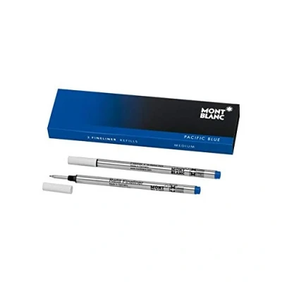 Afbeelding van Montblanc Royal Blue 124499 fineliner reservevullingen M navulling blauw 2 x vullingen