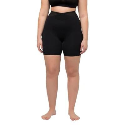 Afbeelding van Ulla Popken Breiter BUND Wickeleffekt HIGH Waist Shapewear, Dames, Maat: 58/60, Schwarz