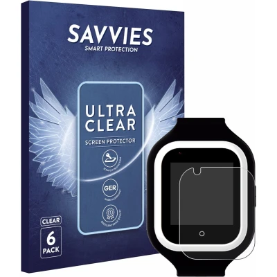 Afbeelding van Savvies Screenprotector voor SaveFamily 4G Iconic Folie Beschermfolie transparant (6 Stuks)