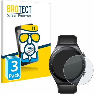 Afbeelding van BROTECT Screenprotector voor Xiaomi Watch S1 Folie Beschermfolie Beschermglas matte (3 Stuks)