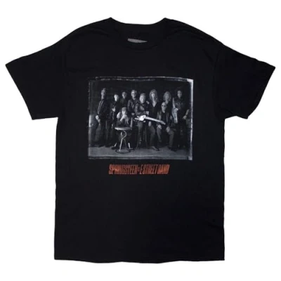 Afbeelding van Rock Off officially licensed products Bruce Springsteen Tour 24 E Street Photo T Shirt, Zwart, M