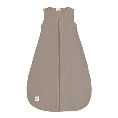 Afbeelding van Lässig Babyslaapzak Zomer Muslin GOTS taupe 7 12 mnd maat 74/80