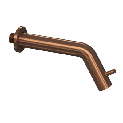 Afbeelding van INK Fonteinkraan 18cm inbouw inkortbaar messing Mat rose goud