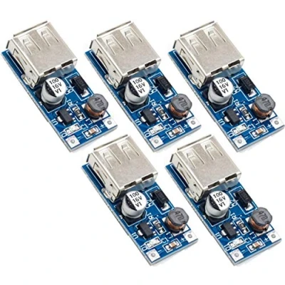 Afbeelding van 5pcs 0.9V 5V DC to USB Voltage Converter Step Up Power Supply Module