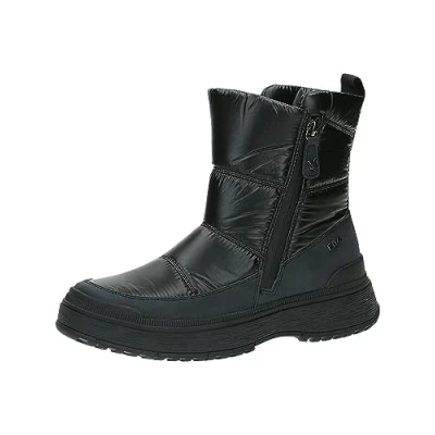 Afbeelding van CAPRICE Airmotion Winterlaarzen voor dames, zonder hak, met ritssluiting, gevoerd, breedte G, Black Com., 41 EU