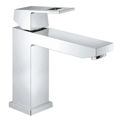 Afbeelding van GROHE Eurocube 1 gats wastafelkraan medium met gladde body