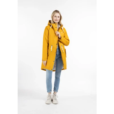 Afbeelding van Gewatteerde regenjas ICEBOUND M / Mosterd 100% Polyester