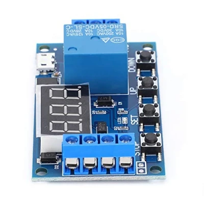 Afbeelding van Eenrichtingsrelais Module Vertraging Uitschakelen Ontkoppelen Trigger Cyclus Timing Circuit Schakelaar JZ 801