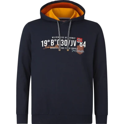 Afbeelding van Jan Vanderstorm Jorrit Hoodie, Heren, Maat: Large, Dunkelblau
