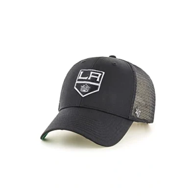 Afbeelding van &#039;47 Brand Trucker Cap LOS Angeles Kings H BRANS08CTP BKC Zwart Zilver, Maat: OneSize, zwart, One size